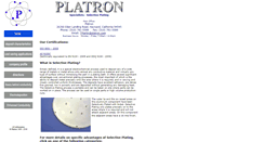 Desktop Screenshot of platron.com